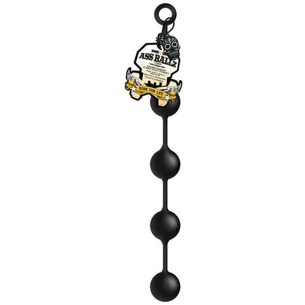 Ass Ballz Silicone Anal Beads Large by Bone Yard