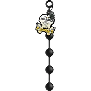 Ass Ballz Silicone Anal Beads Medium by Bone Yard