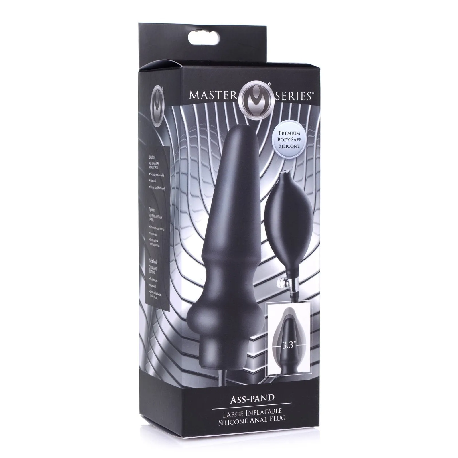 Ass-pand Large Inflatable Silicone Anal Plug