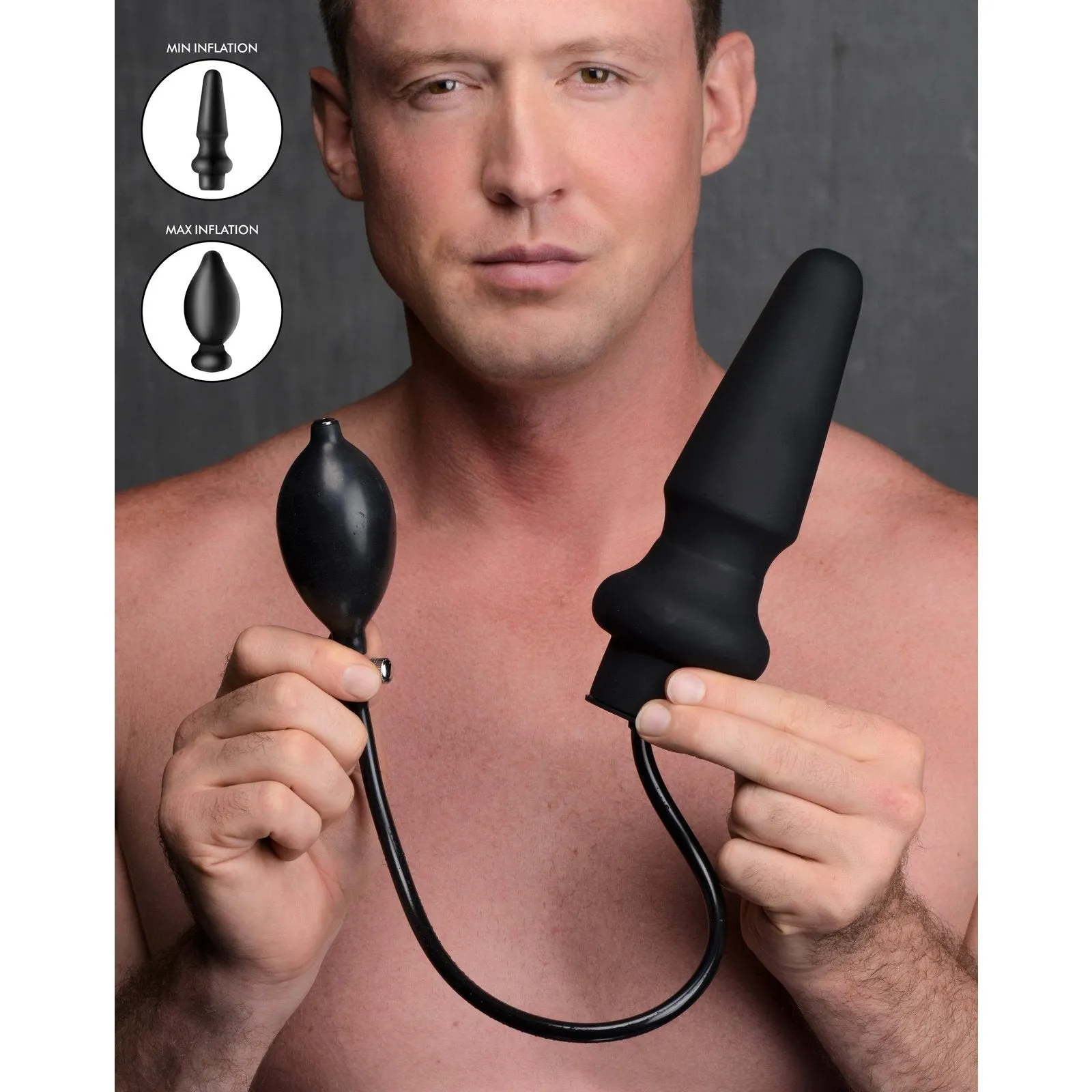 Ass-pand Large Inflatable Silicone Anal Plug