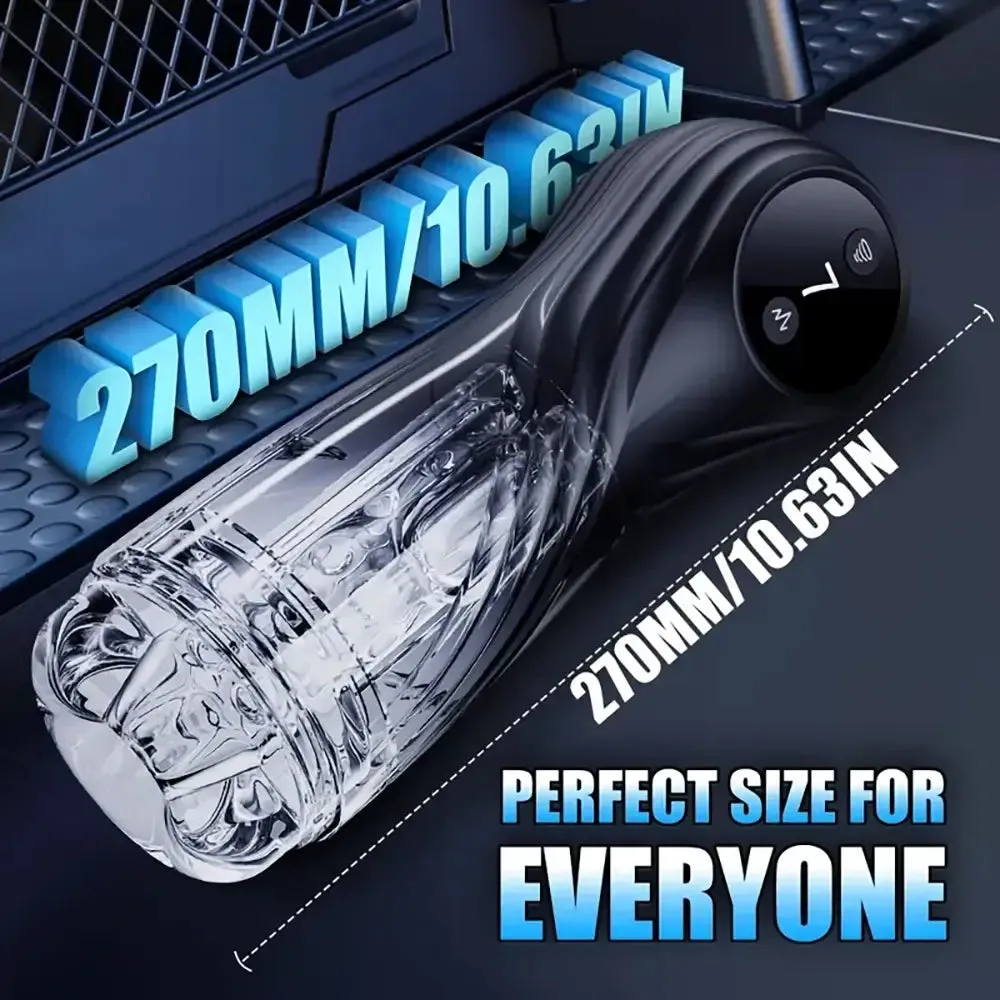 Automatic Sucking Vibrating 7 Modes Exhaust Male Masturbator