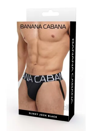 Banana Cabana Jock Sm/md Black