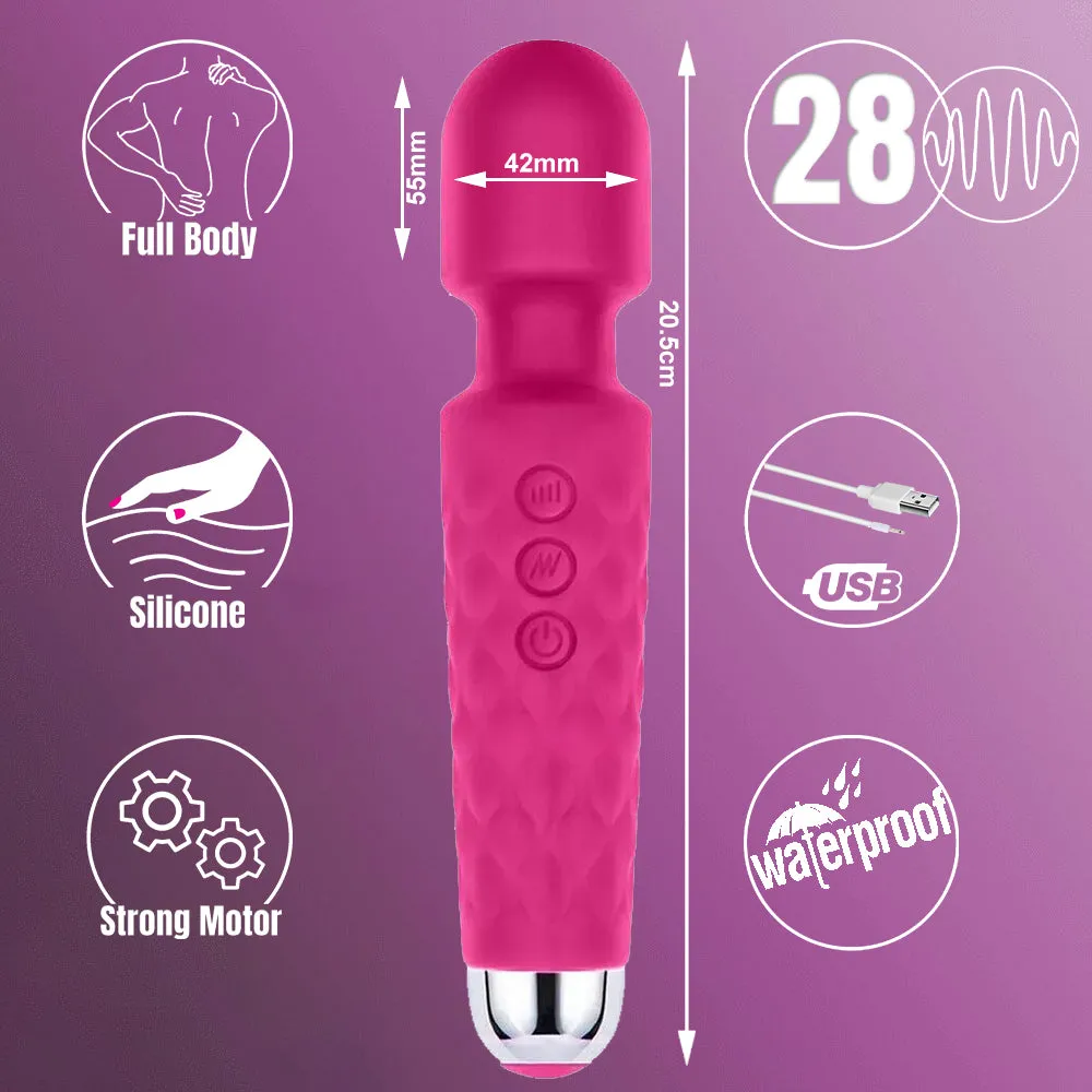 Bliss Strong Handheld Massage Full Body Wand Rechargeable Cordless