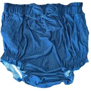 Blue Lightweight Denim Bloomers Shorts