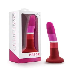 Blush Novelties - Avant P3 Lesbian Pride Beauty Silicone Dong Realistic Dildo 5.5 (Multi Colour)