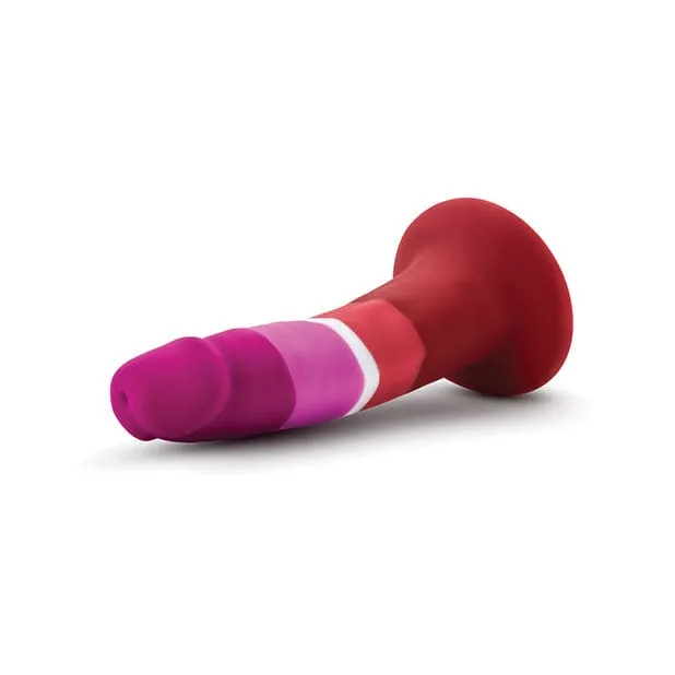 Blush Novelties - Avant P3 Lesbian Pride Beauty Silicone Dong Realistic Dildo 5.5 (Multi Colour)