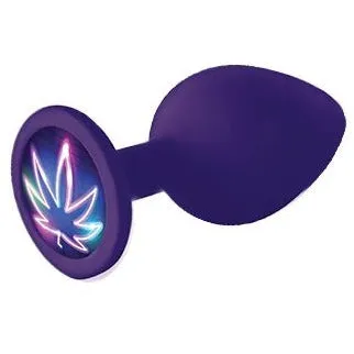 Booty Talk Neon Leaf Anal Plug by Icon
