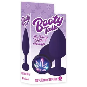 Booty Talk Neon Leaf Anal Plug by Icon