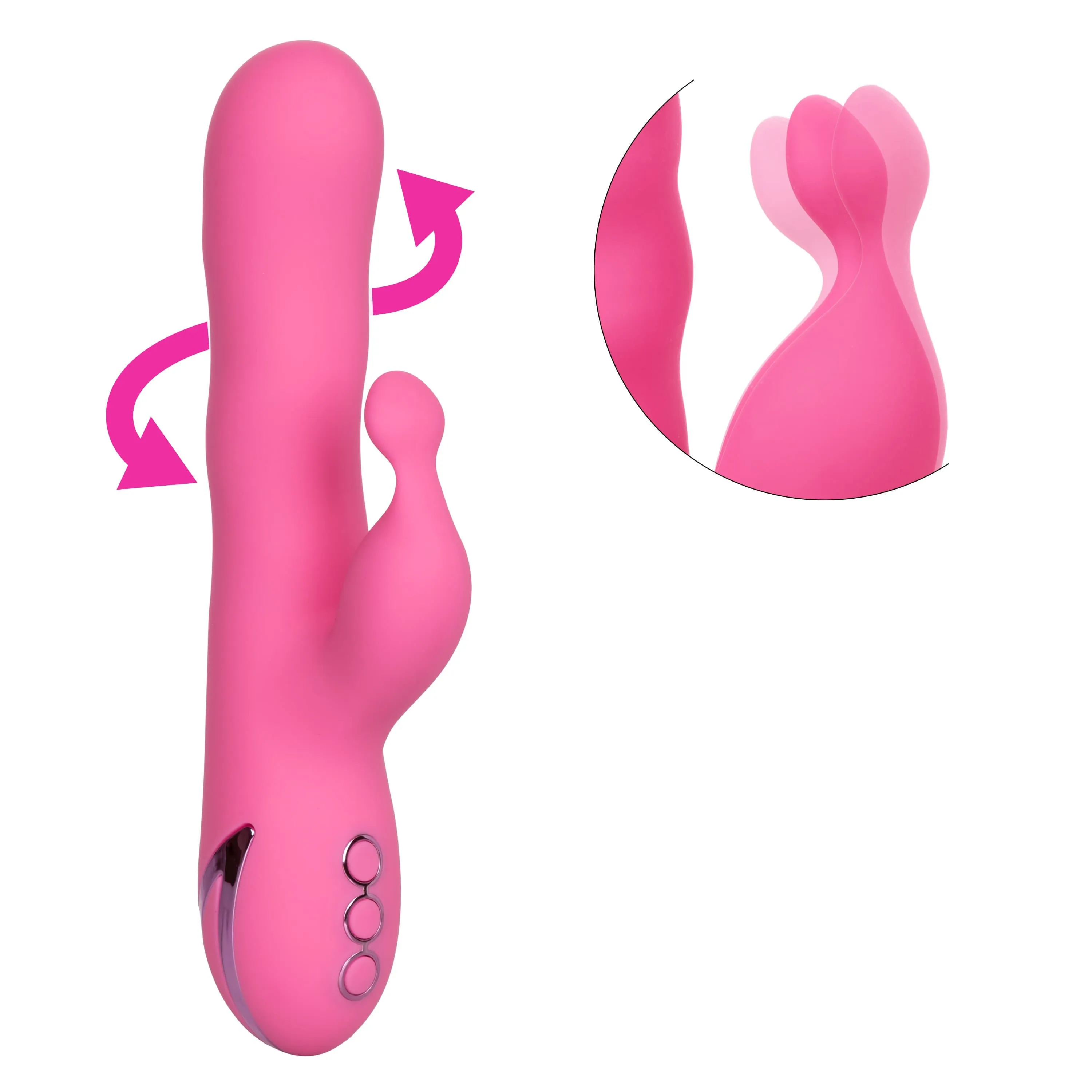 California Exotics - California Dreaming Santa Barbara Surfer Rabbit Vibrator (Pink)