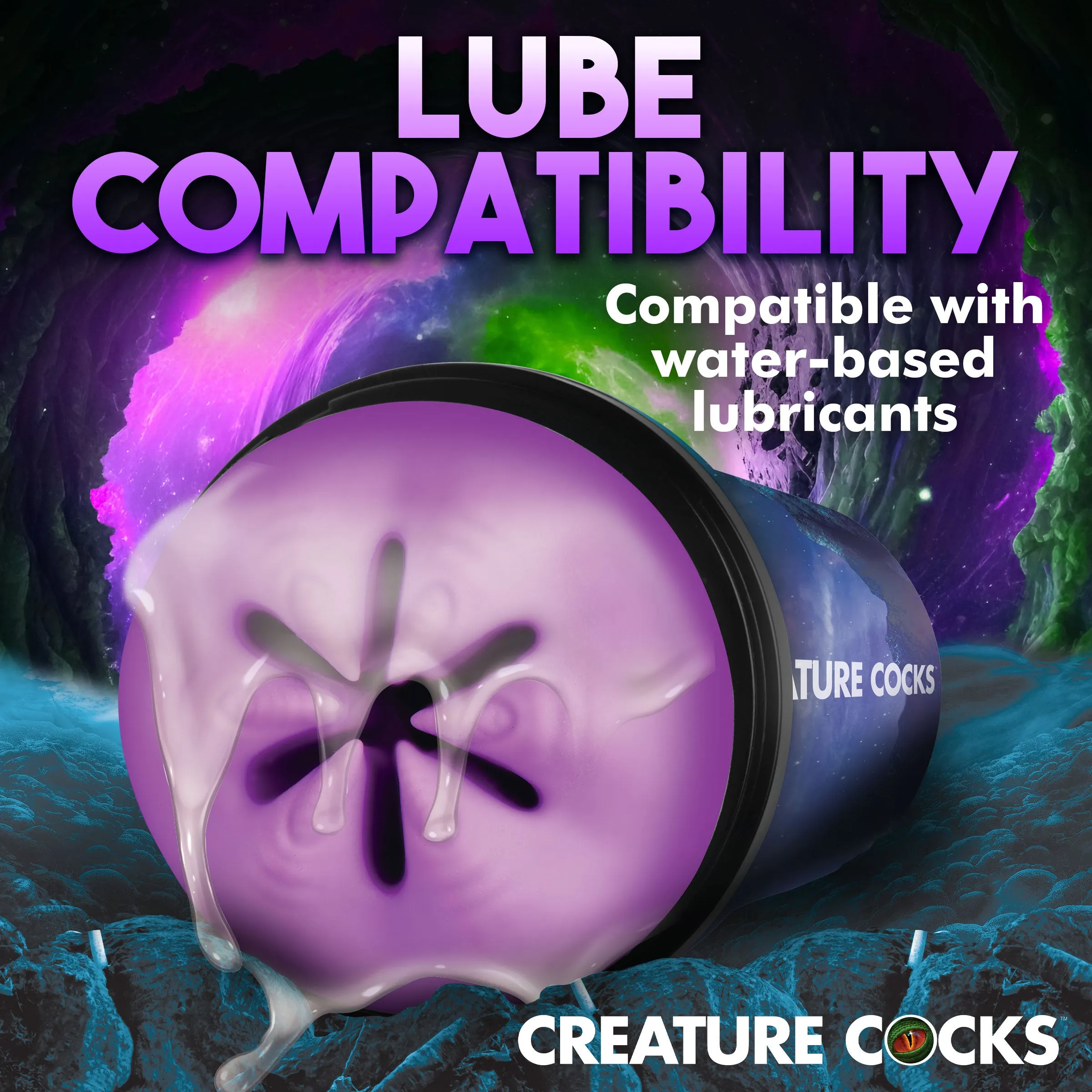 Creature Cocks Wormhole Alien 3D Stroker Male Masturbator Pocket Pussy Sex Toy