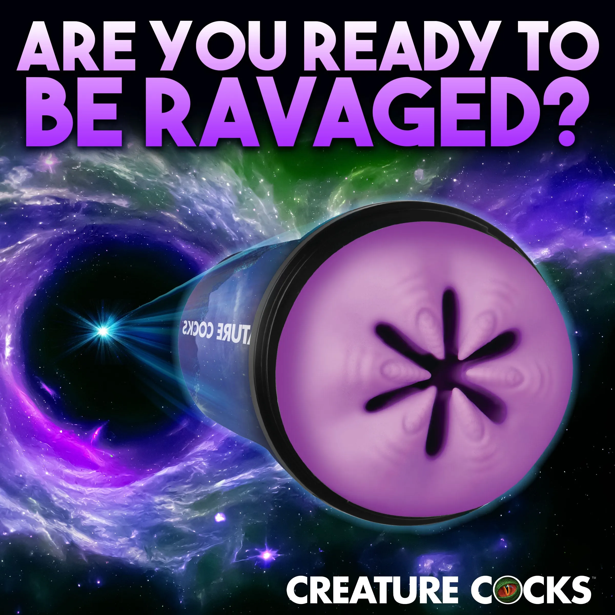 Creature Cocks Wormhole Alien 3D Stroker Male Masturbator Pocket Pussy Sex Toy
