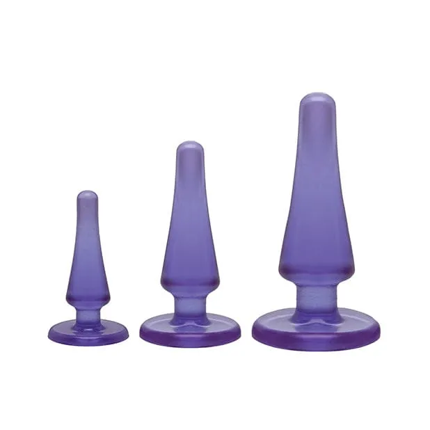 Doc Johnson - Crystal Jellies Anal Initiation Kit (Purple)