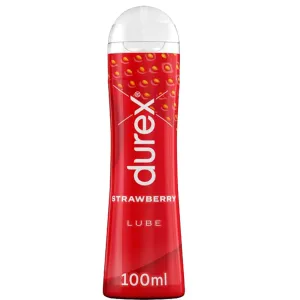 Durex Strawberry Lube 100ml Personal Lubricant Edible Oral Sex Lube
