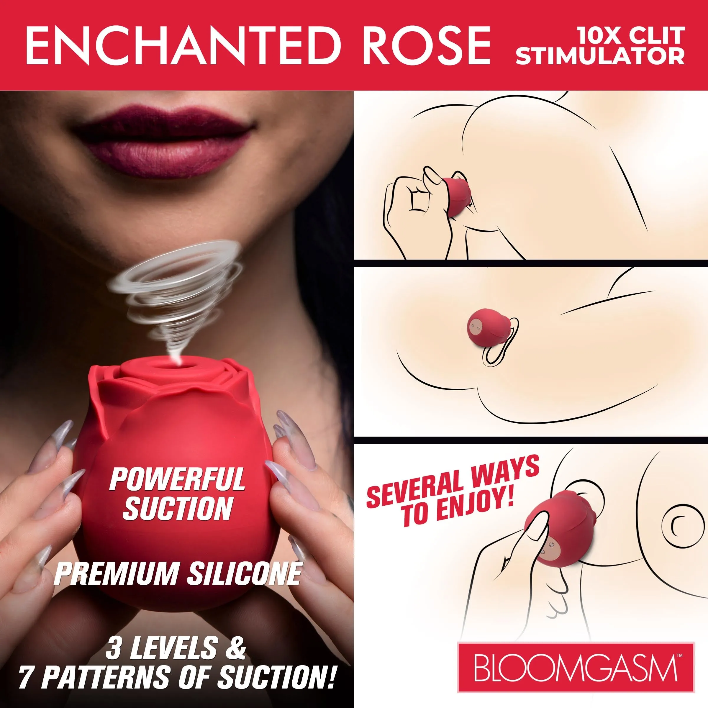 Enchanted Rose Clit Stimulator