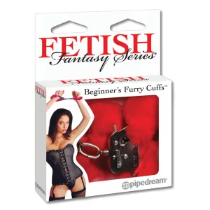 Fetish Fantasy Series Beginner's Furry Cuffs Red
