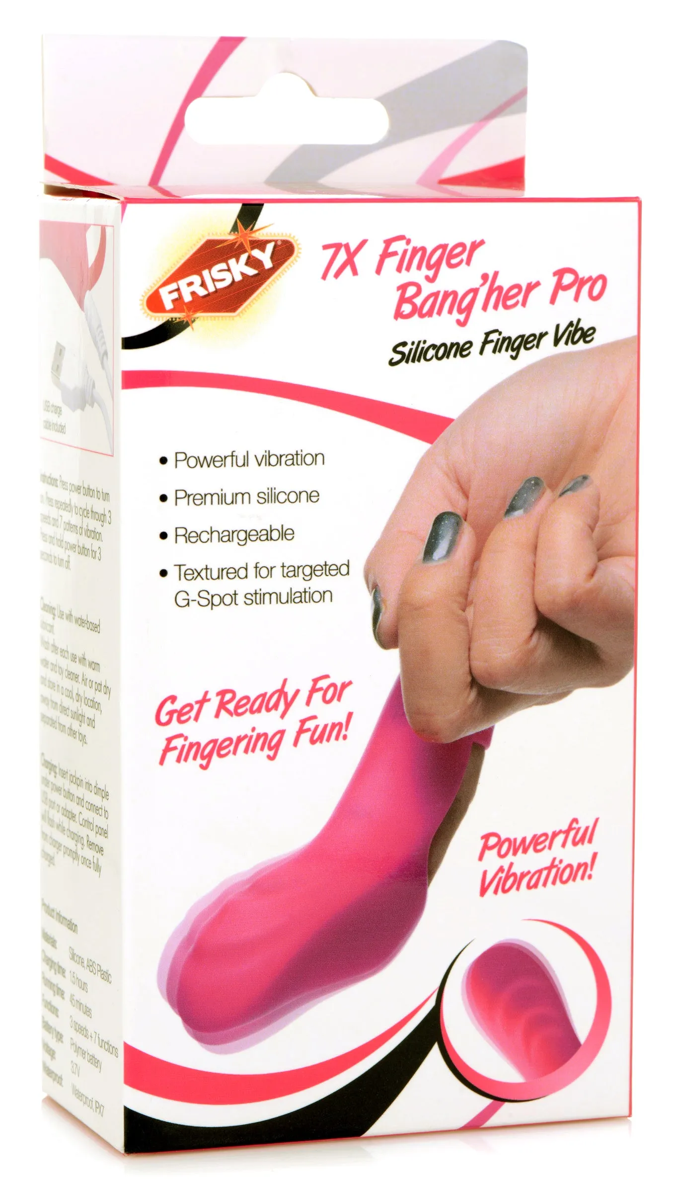 Finger Bang Her Pro Silicone Vibrator