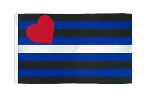 Flags Importer 3' x 5' Leather Pride Flag