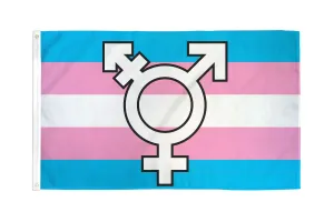 Flags Importer 3' x 5' Transgender Symbol Pride Flag