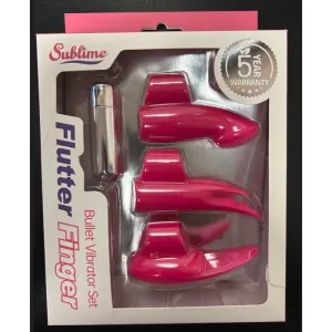 Flutter Finger Bullet Vibrator Set by Sublime
