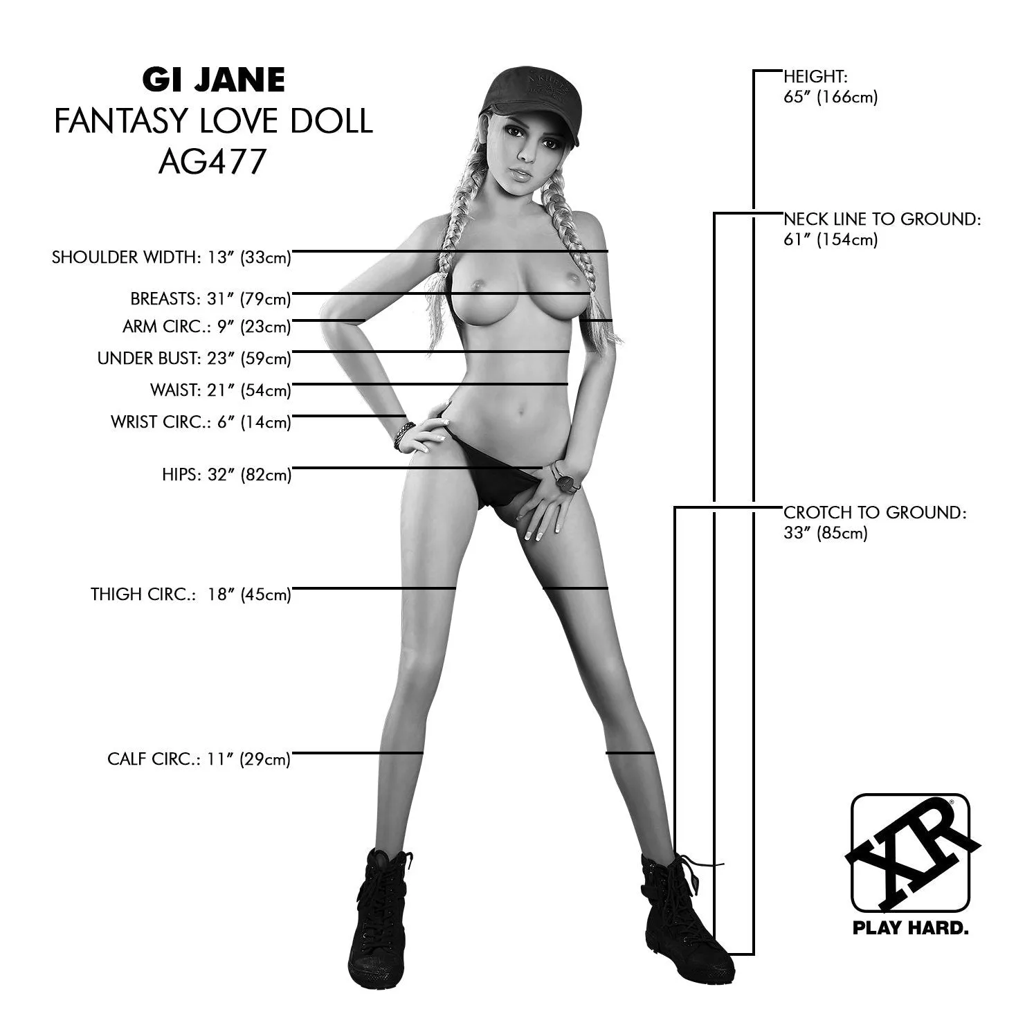 Gi Jane Fantasy Love Doll