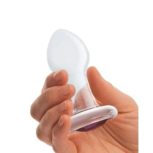 Glas - Bling Bling Glass Butt Plug 3.5 (Clear)