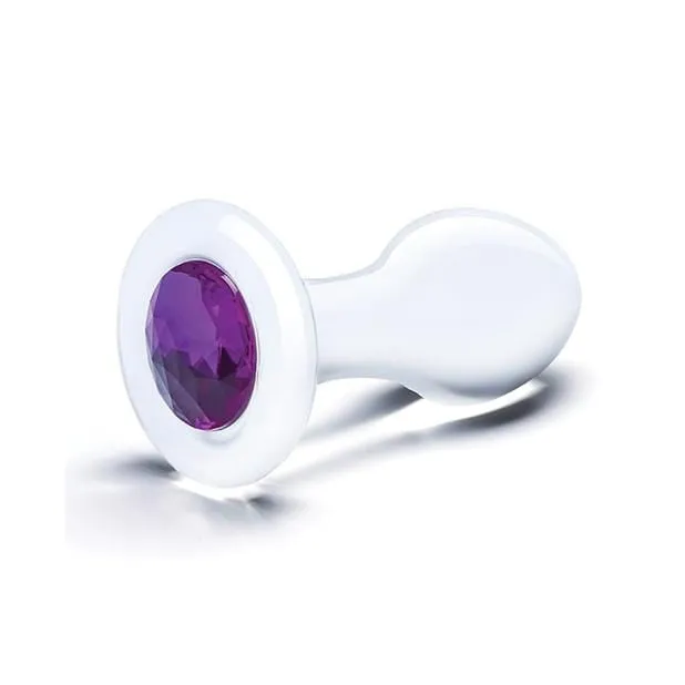 Glas - Bling Bling Glass Butt Plug 3.5 (Clear)