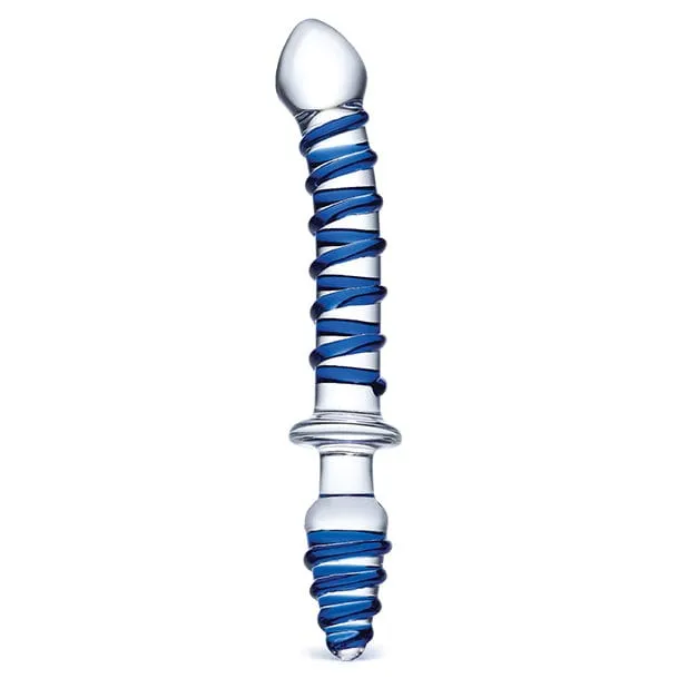 Glas - Mr Swirly Double Ended Glass Dildo and Butt Plug 10 (Clear)