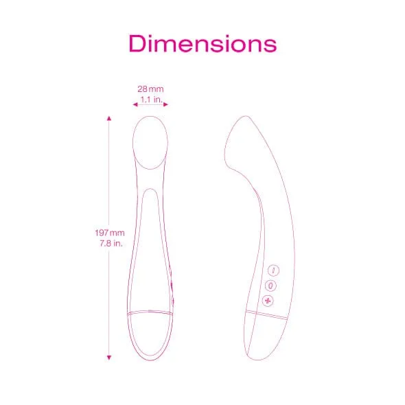 Intimina - Celesse Personal Massager G Spot Vibrator (Pink)