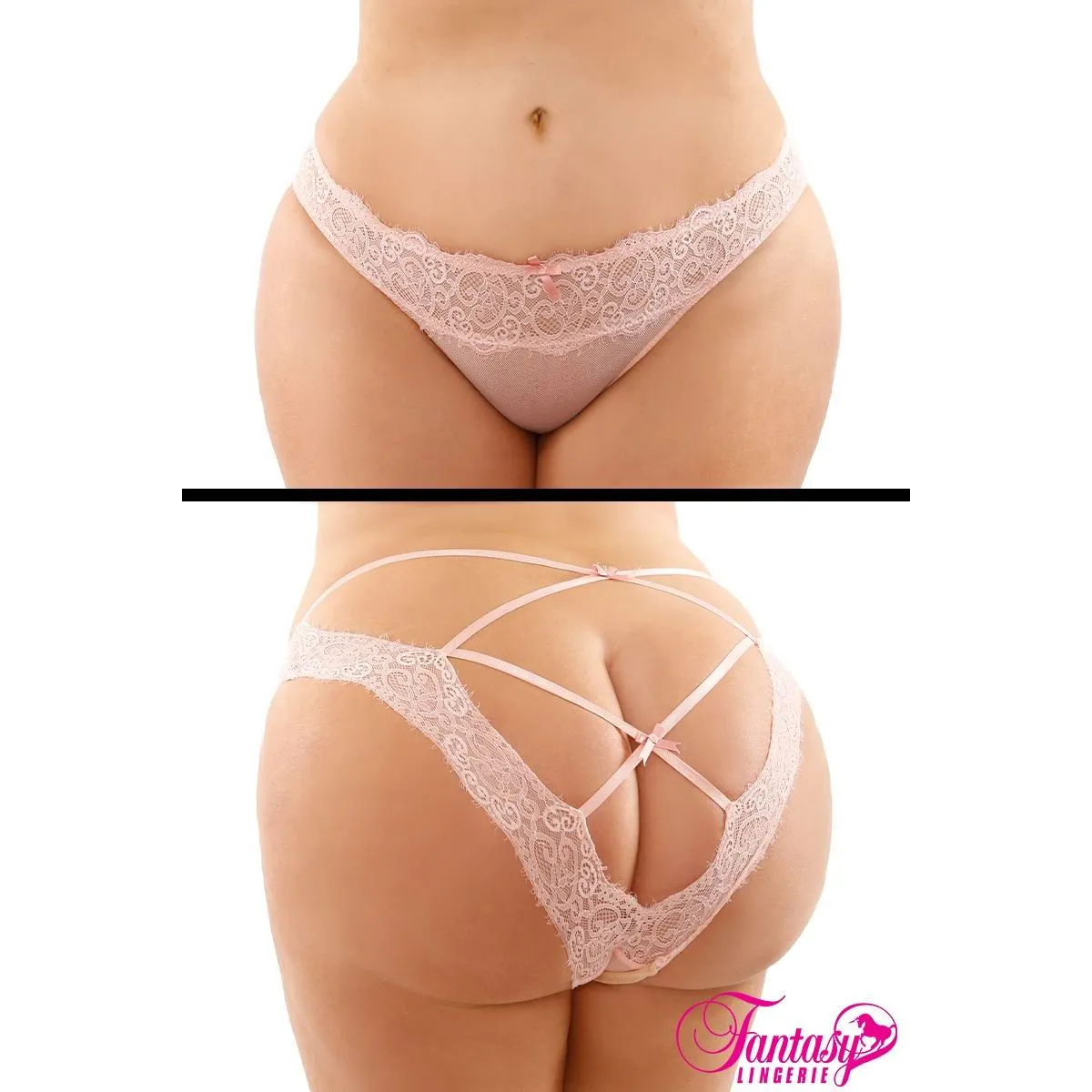 Ivy Strappy Back Thong by Fantasy Lingerie