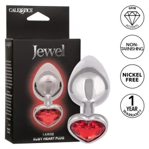 Jewel Heart Anal Plug Large by Cal Exotics