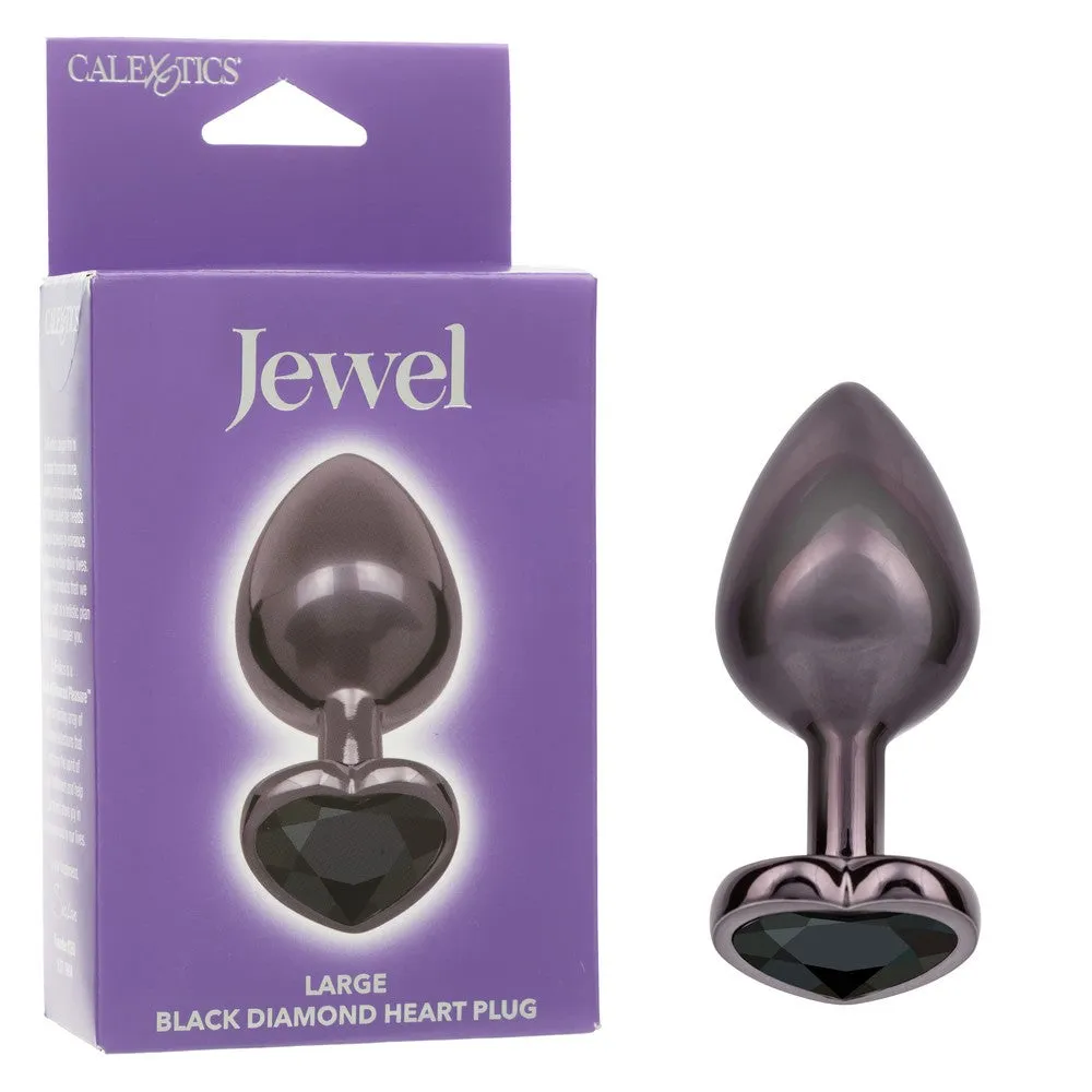 Jewel Heart Anal Plug Large by Cal Exotics