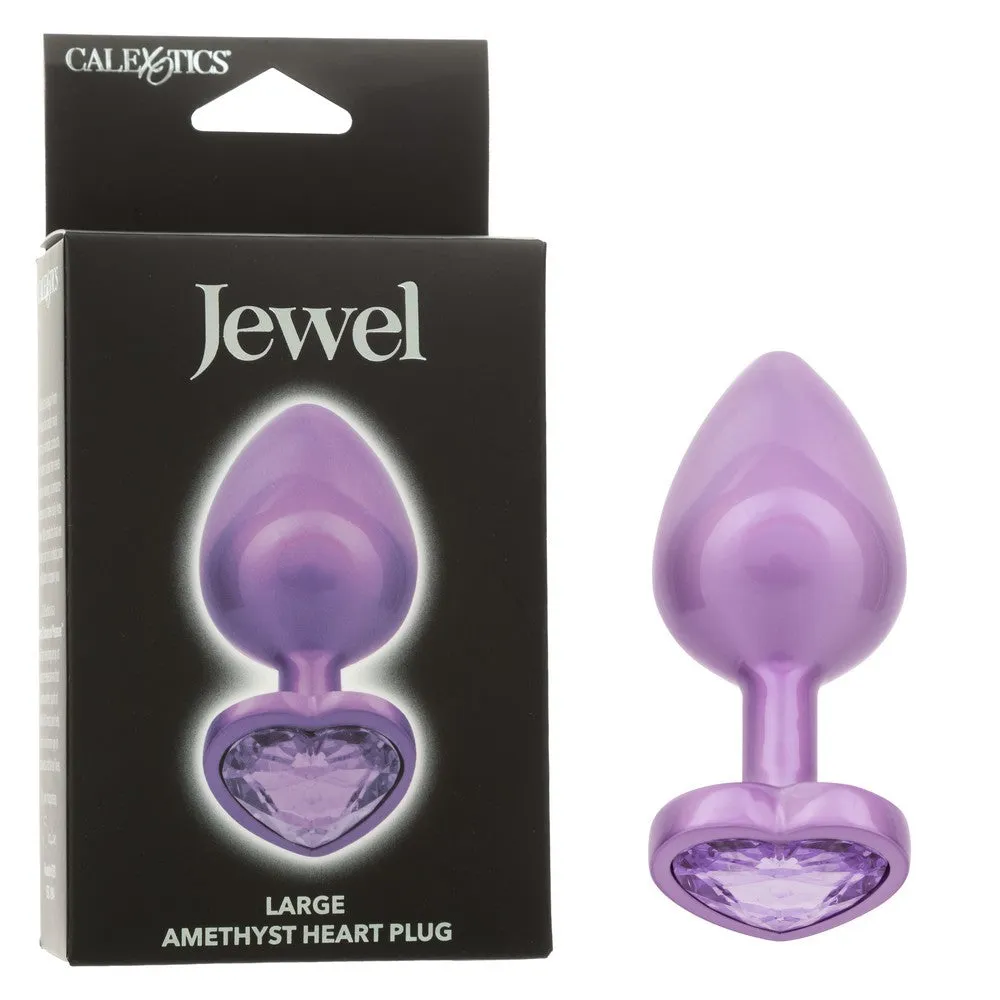 Jewel Heart Anal Plug Large by Cal Exotics