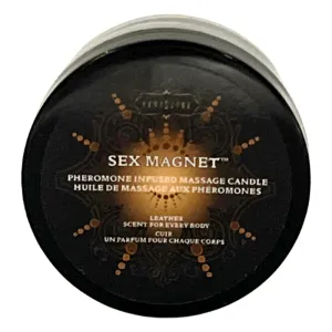 Kama Sutra Sex Magnet Pheromone Infused Massage Candle Leather