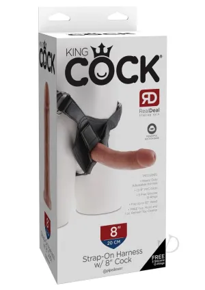 Kc Strap On Harn W/cock 8 Tan