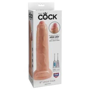 King Cock Uncut Realistic Dildo 9 by Pipedream Products®
