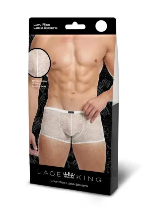 Lace King Lace Trunks M/l Wht