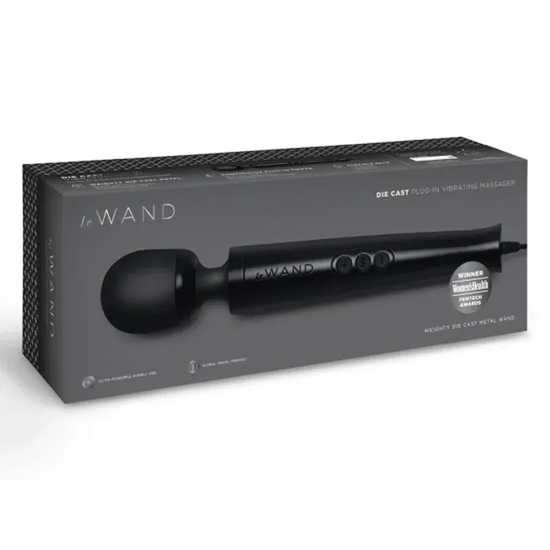Le Wand Die Cast Plug-In Vibrating Massager