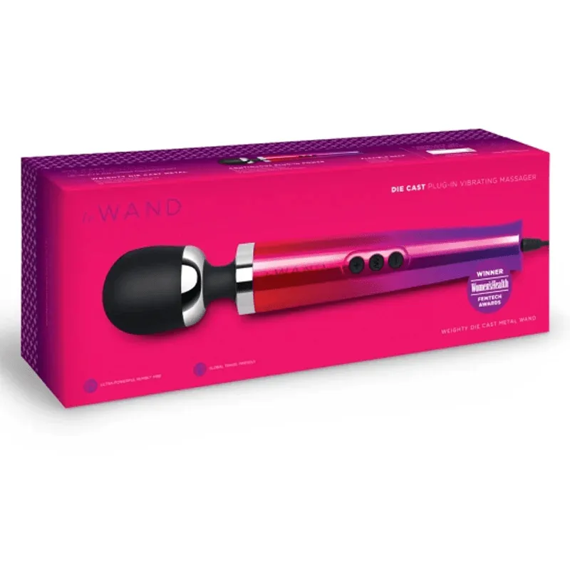 Le Wand Die Cast Plug-In Vibrating Massager