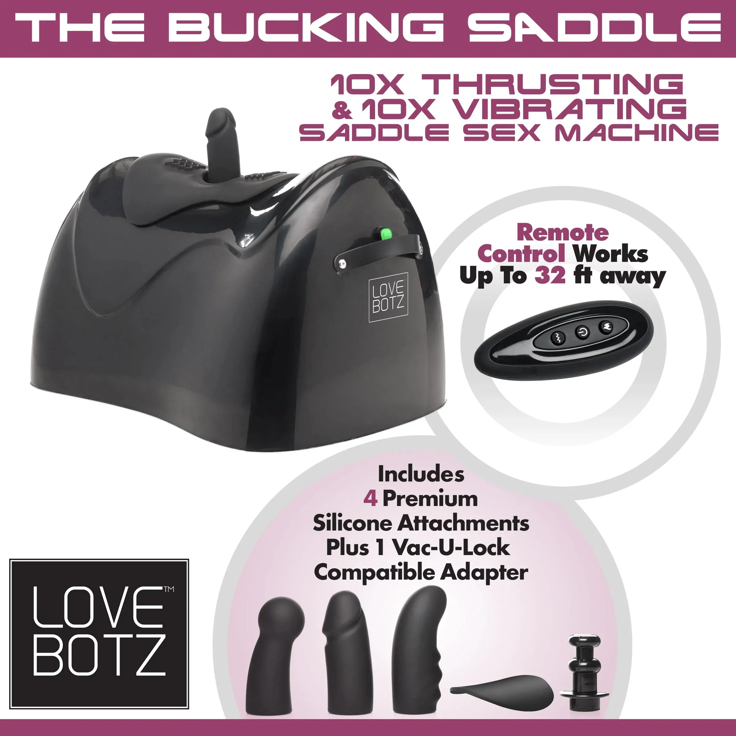 LoveBotz The Bucking Saddle Sex Machine