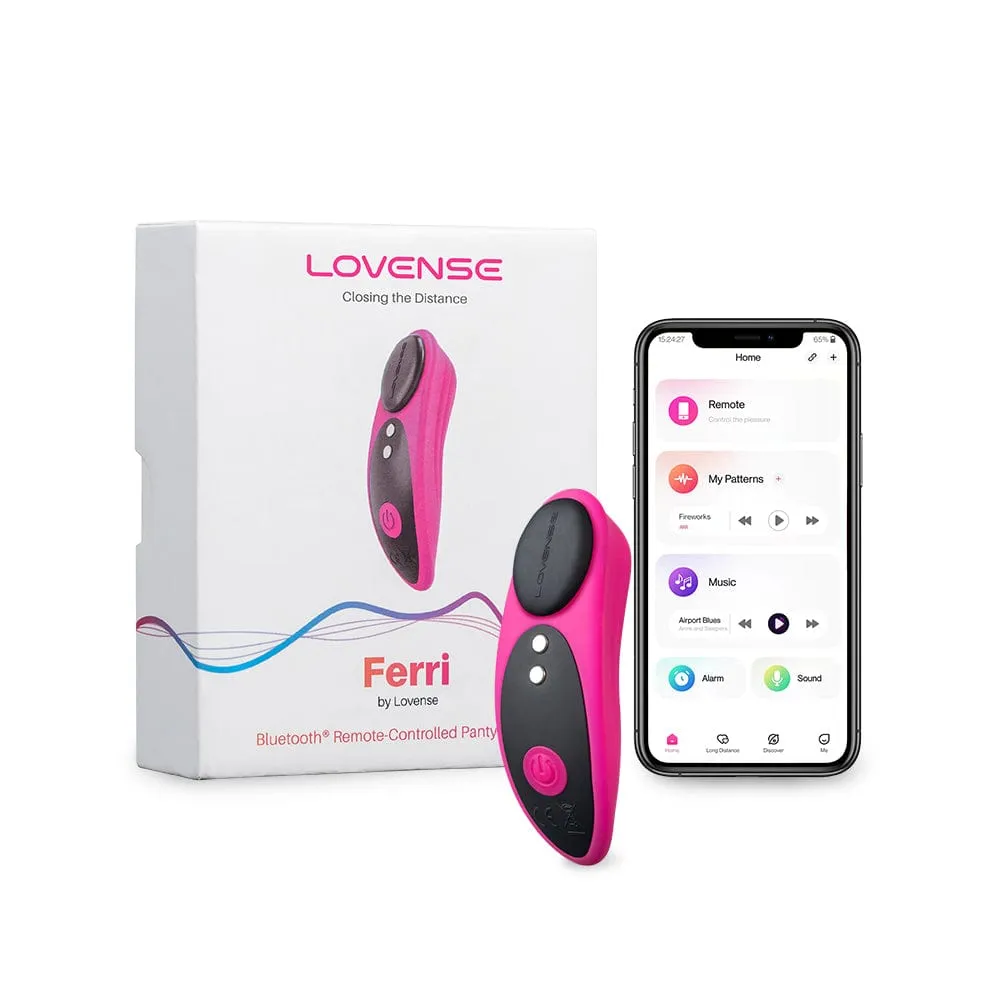 Lovense - Ferri App-Controlled Panty Vibrator (Pink)