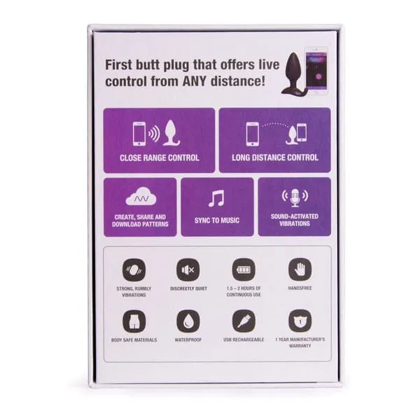 Lovense Hush 1.75 Bluetooth Vibrating Butt Plug