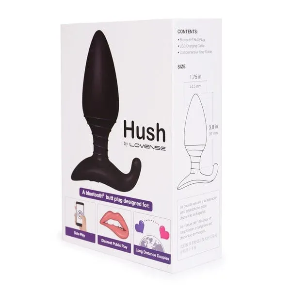 Lovense Hush 1.75 Bluetooth Vibrating Butt Plug
