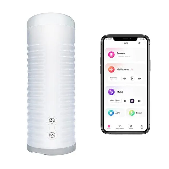 Lovense - Max 2 App-Controlled Male Masturbator (White)