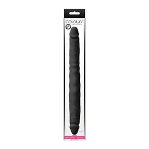NS Novelties - Colours Silicone Double Pleasures Dildo 12 (Black)