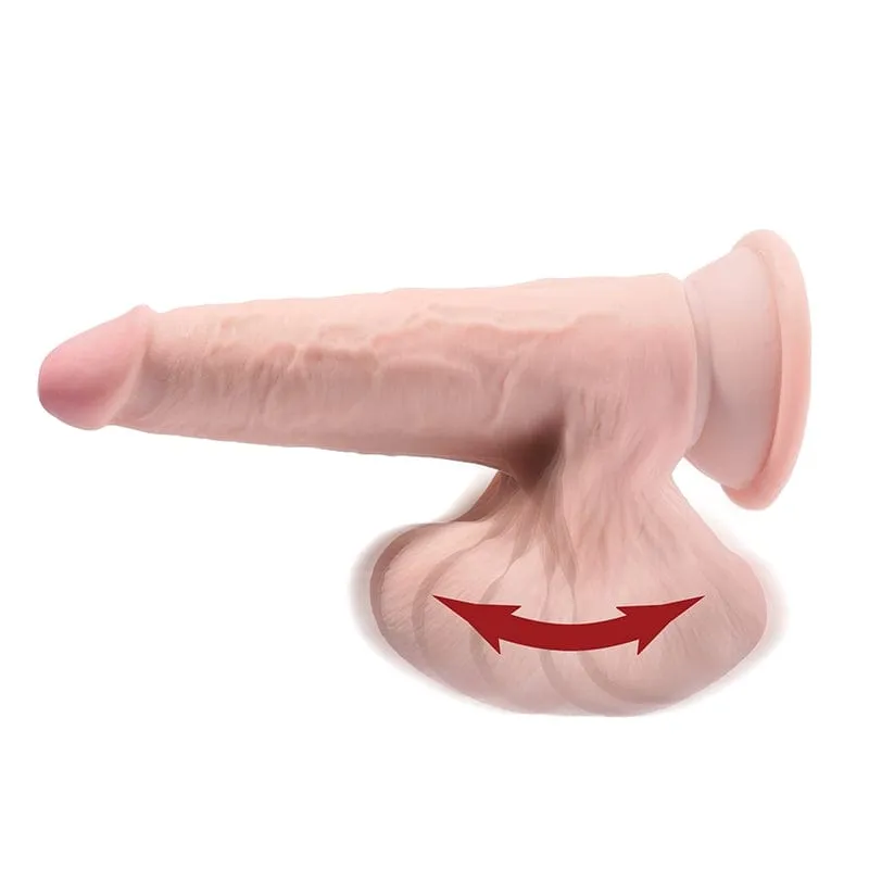Pipedream Products King Cock Plus 9 Triple Density Cock With Swinging Balls