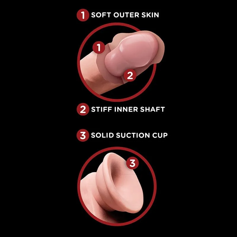 Pipedream Products King Cock Plus 9 Triple Density Cock With Swinging Balls