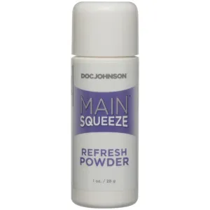 Pudră DOC JOHNSON Main Squeeze Refresh Powder. pentru întreținerea jucăriilor sexuale. 28 g