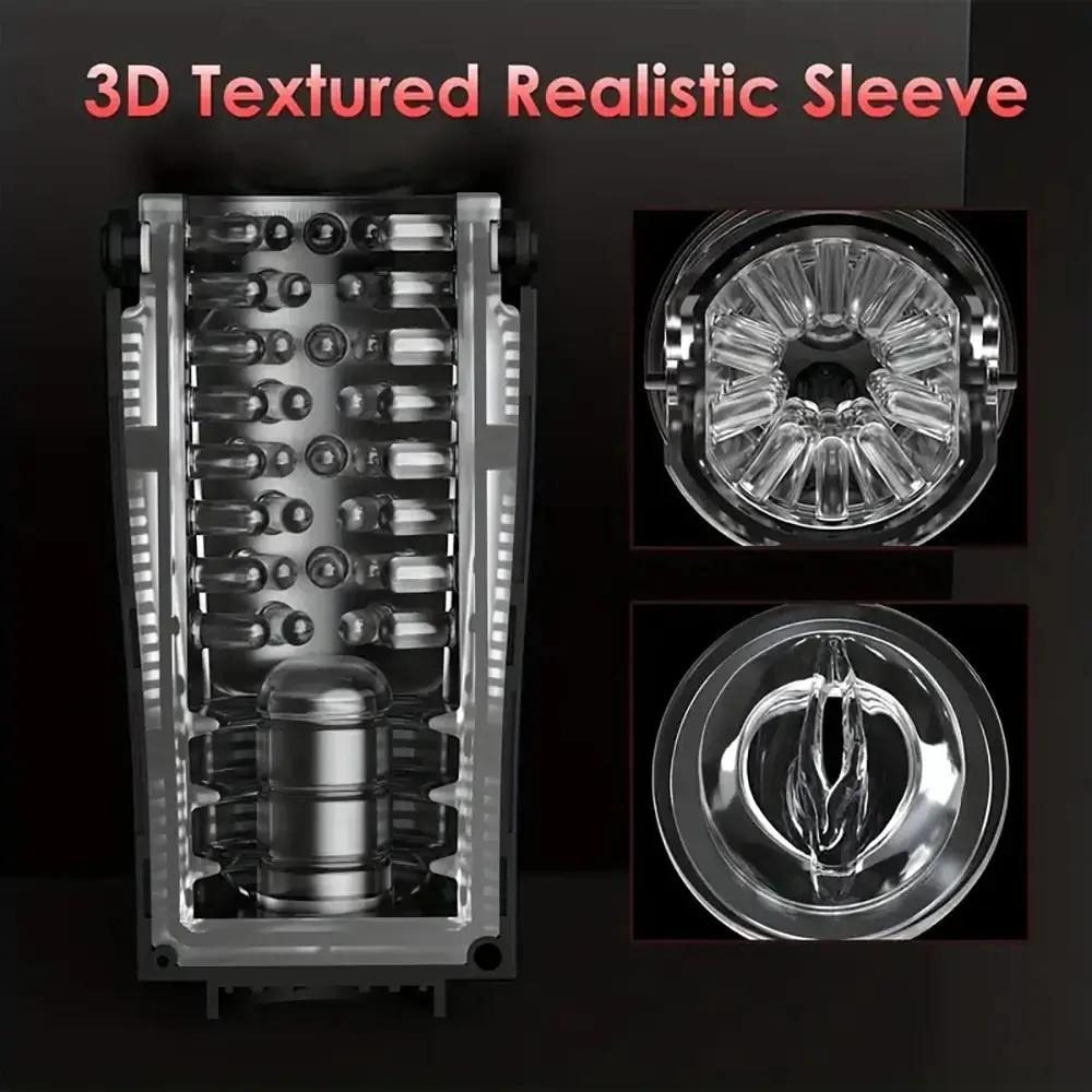 Red Diamond Innovative Motors Telescoping Lcd Automatic Masturbator