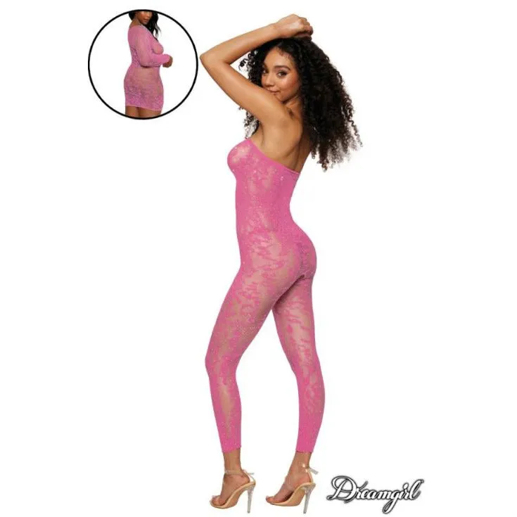 Reversible Leopard Fishnet Bodystocking by Dreamgirl