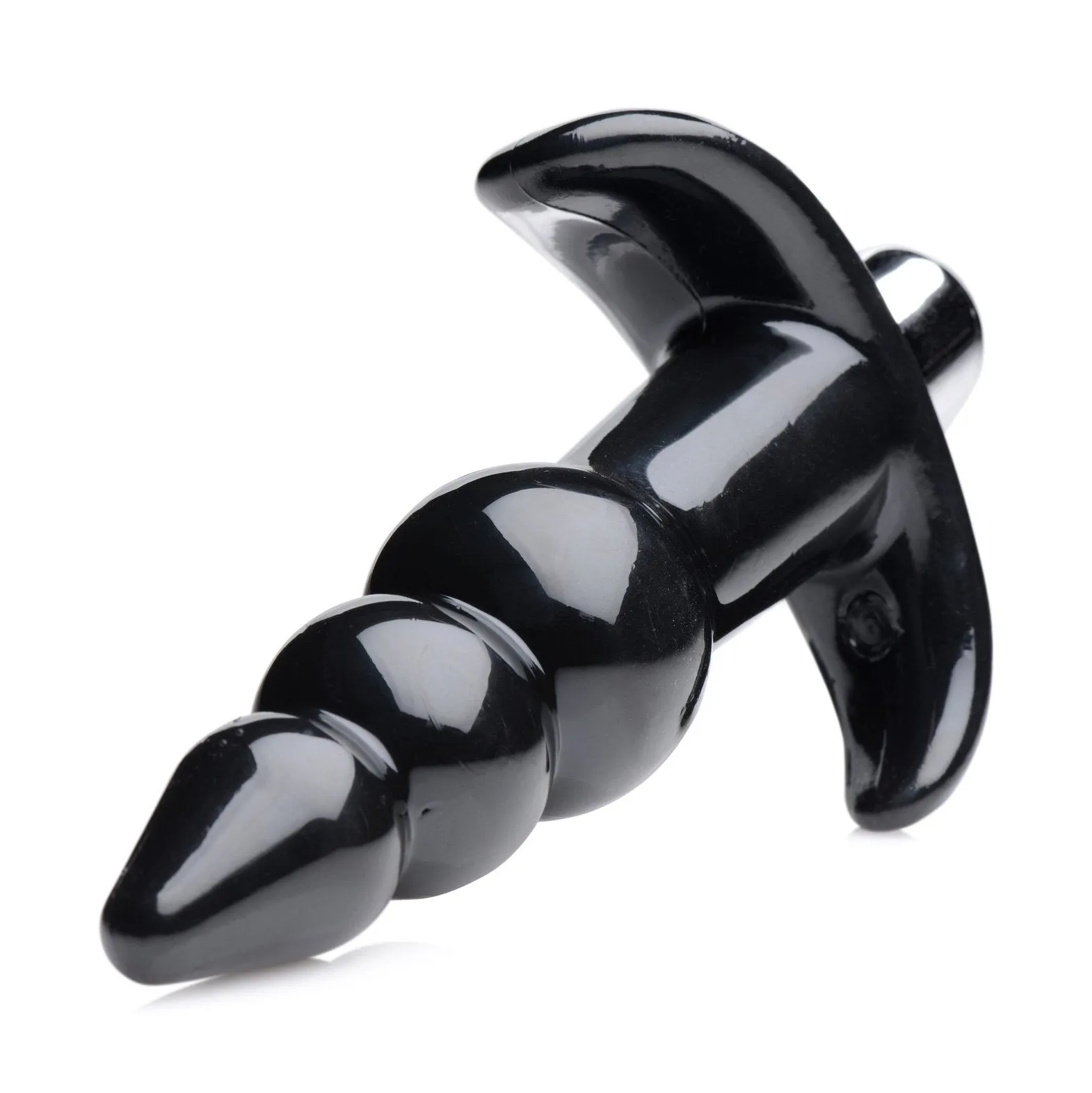 Ribbed Vibrating Butt Plug